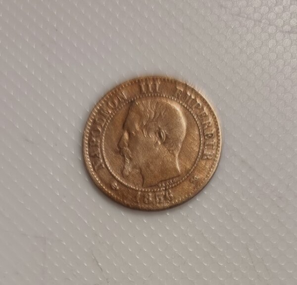 2 Centimes Napoléon III tête nue 1856 B TTB EB91519
