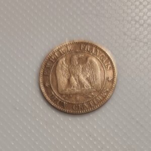 2 Centimes Napoléon III tête nue 1856 B TTB EB91519