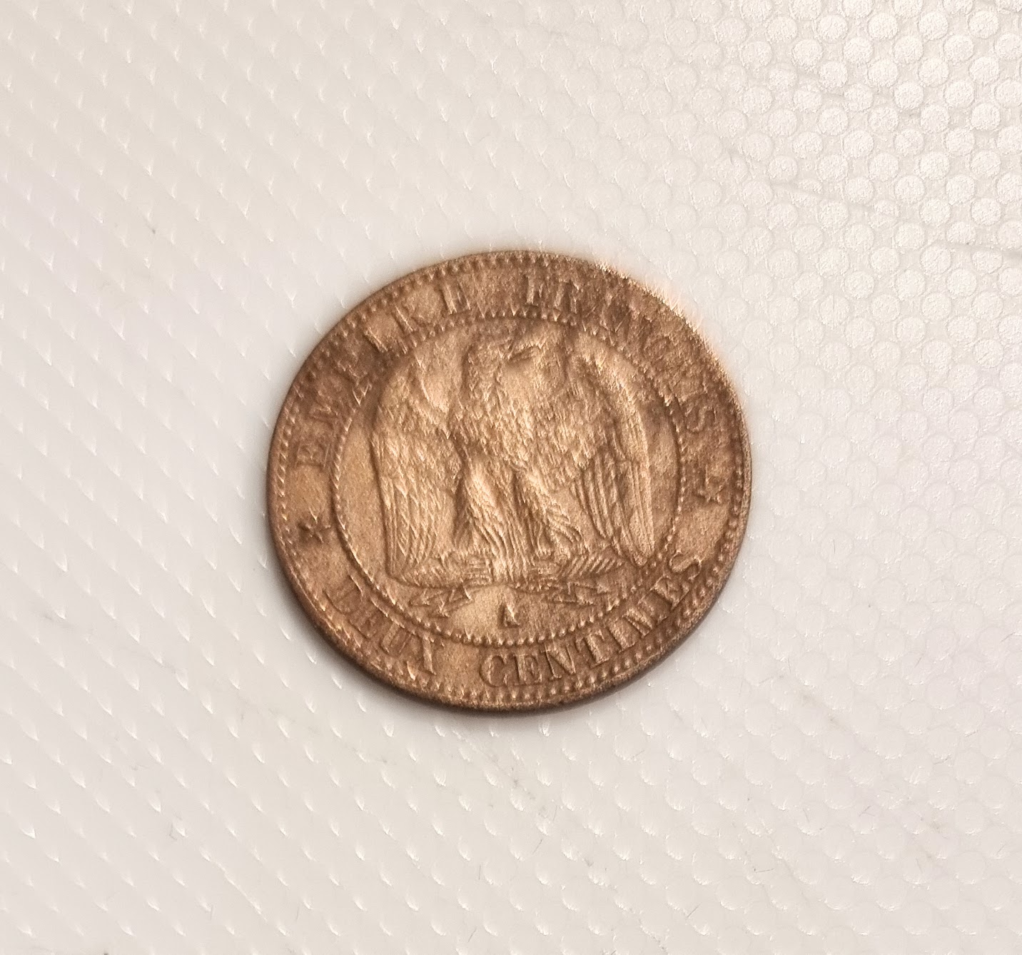 2 Centimes Napoléon III tête Laurée 1861A SUP EB91521 – Image 2