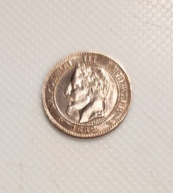 2 Centimes Napoléon III tête Laurée 1862K SPL EB91522