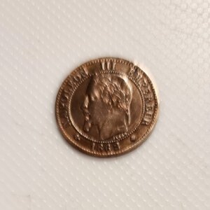 2 Centimes Napoléon III tête Laurée 1862 A SUP EB91523
