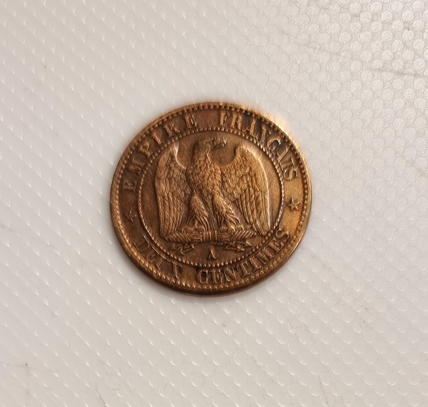 2 Centimes Napoléon III tête Laurée 1862 A SUP EB91523 – Image 2