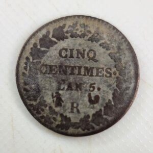 Pièce de 5 Centimes DUPRE An5R Orleans EB90136