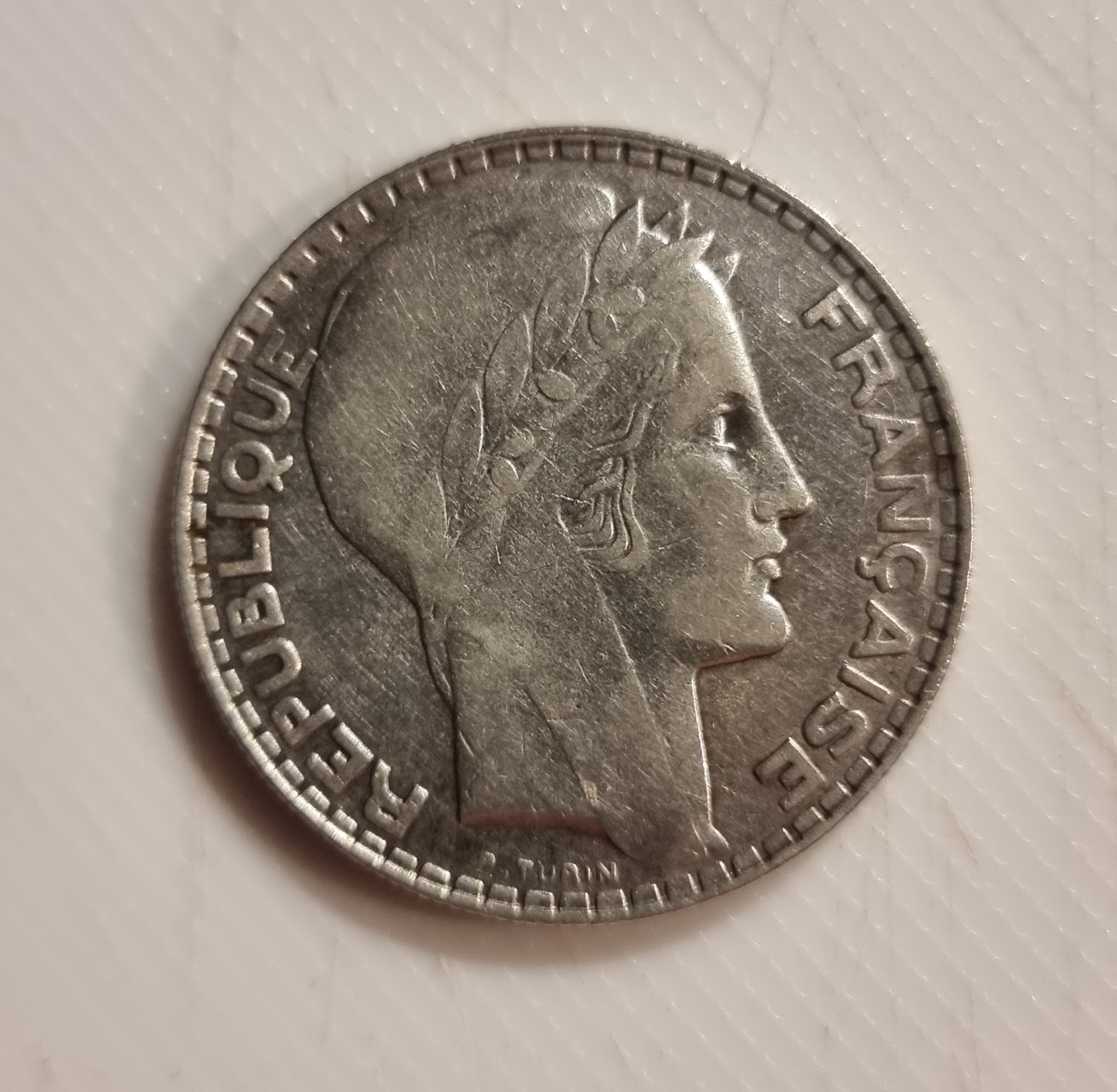 Pièce de 20 Francs Turin 1933 RL TTB Argent EB90811 – Image 2