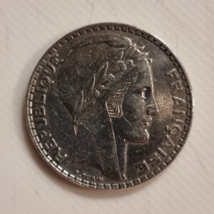 Pièce de 20 Francs Turin 1933 RL SUP Argent EB90824