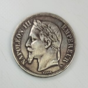 Pièce de 5 Francs Napoléon III tête laurée1870A SUP- EB91137