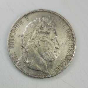 Pièce de 5 Francs Louis Philippe Ier tête laurée 1845W TB+ EB91241