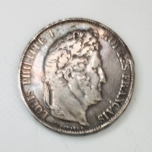 Pièce de 5 Francs Louis Philippe Ier tête laurée 1844W EB91382