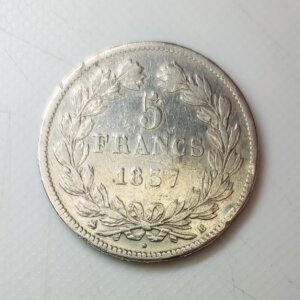 Pièce de 5 Francs Louis Philippe Ier tête laurée 1837B EB91393
