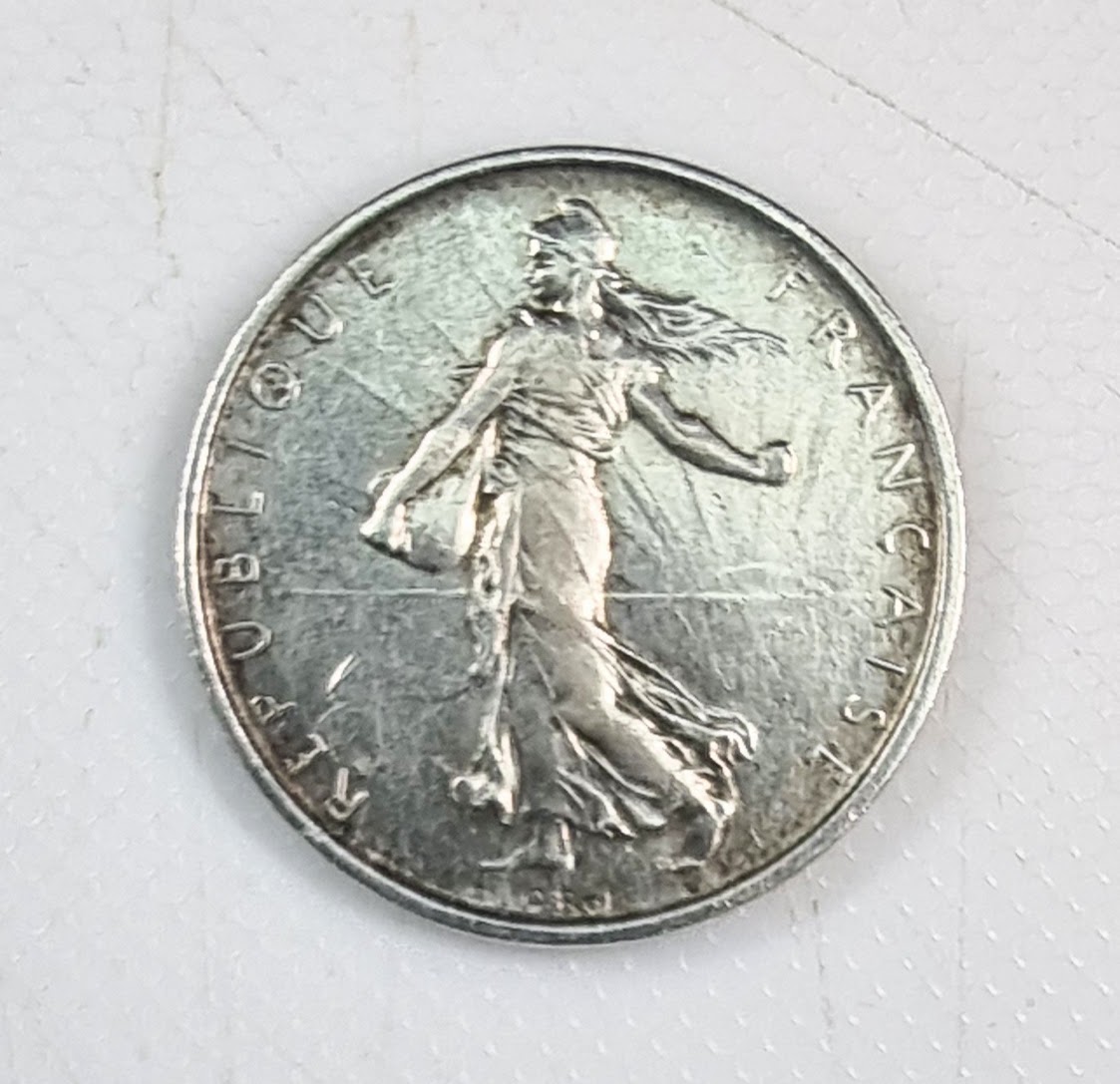 Pièce de 5 Francs Semeuse Argent 1963 EB91541 – Image 2