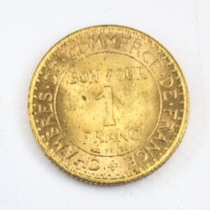 1 Franc Chambre de commerce 1921 SPL EB91553