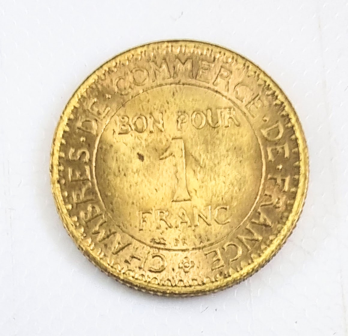 1 Franc Chambre de commerce 1921 SPL EB91553 – Image 2