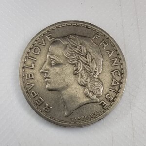 Pièce de 5 Francs Lavrillier SUP Nickel 1935 EB91562