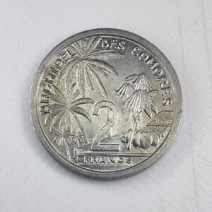 Pièce de 2 Francs Afrique COMORES 1964 FDC EB91564