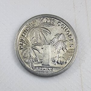 Pièce de 1 Franc Afrique COMORES 1964 FDC EB91565