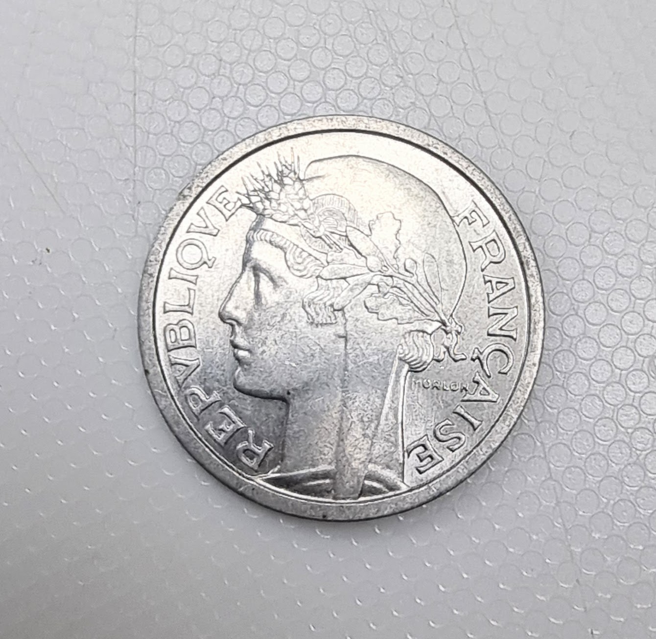 Pièce de 1 Franc Morlon Alu 1957 SUP/SPL EB90274 – Image 2