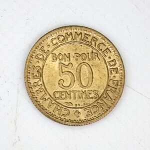 Pièce de 50 Centimes Chambre de commerce 1926 SPL EB90379
