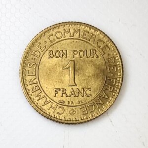 Pièce de 1 Franc Chambre de commerce 1923 SUP+ EB91579