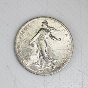 1 Franc Semeuse 1918 SPL Argent EB90760