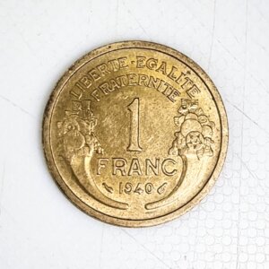 Pièce de 1 Franc Morlon 1940 SPL EB90921
