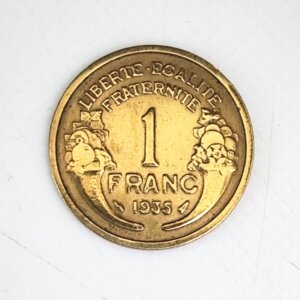 Pièce de 1 Franc Morlon 1935 SUP+ RARE EB90931