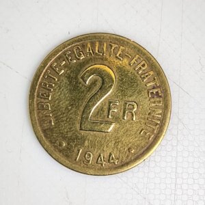 Pièce de 2 Francs France Libre1944 SPL++ EB90932