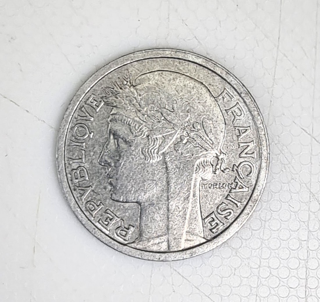 Pièce de 1 Franc Morlon 1947B SUP EB90935 – Image 2
