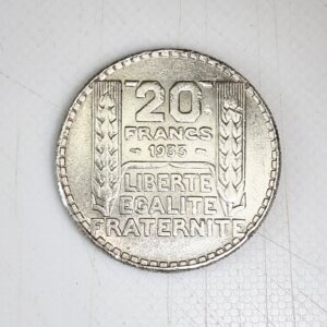 Pièce de 20 Frs Turin 1933 RL TTB Argent EB91601