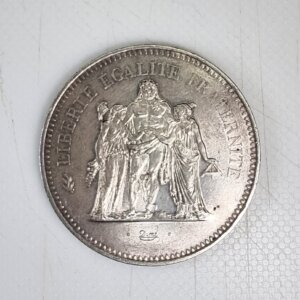 Pièce de 50 Francs Hercule 1977 Argent SUP EB91608