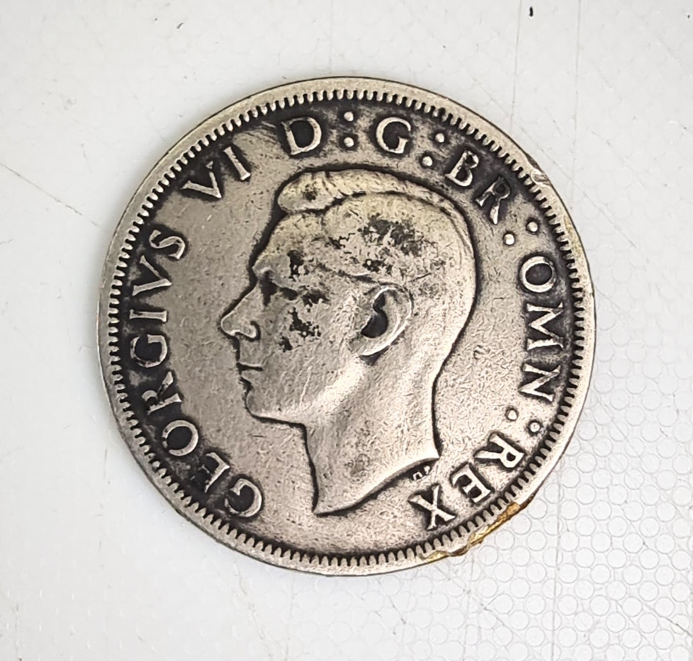 1/2 Couronne Georges VI 1950 TTB Angleterre EB91610 – Image 2