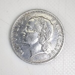 Pièce de 5 Francs Lavrillier 1949 9 Fermé SUP EB91611