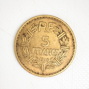 Pièce de 5 Francs Lavrillier Cupro-Alu1946 C SUP EB91615