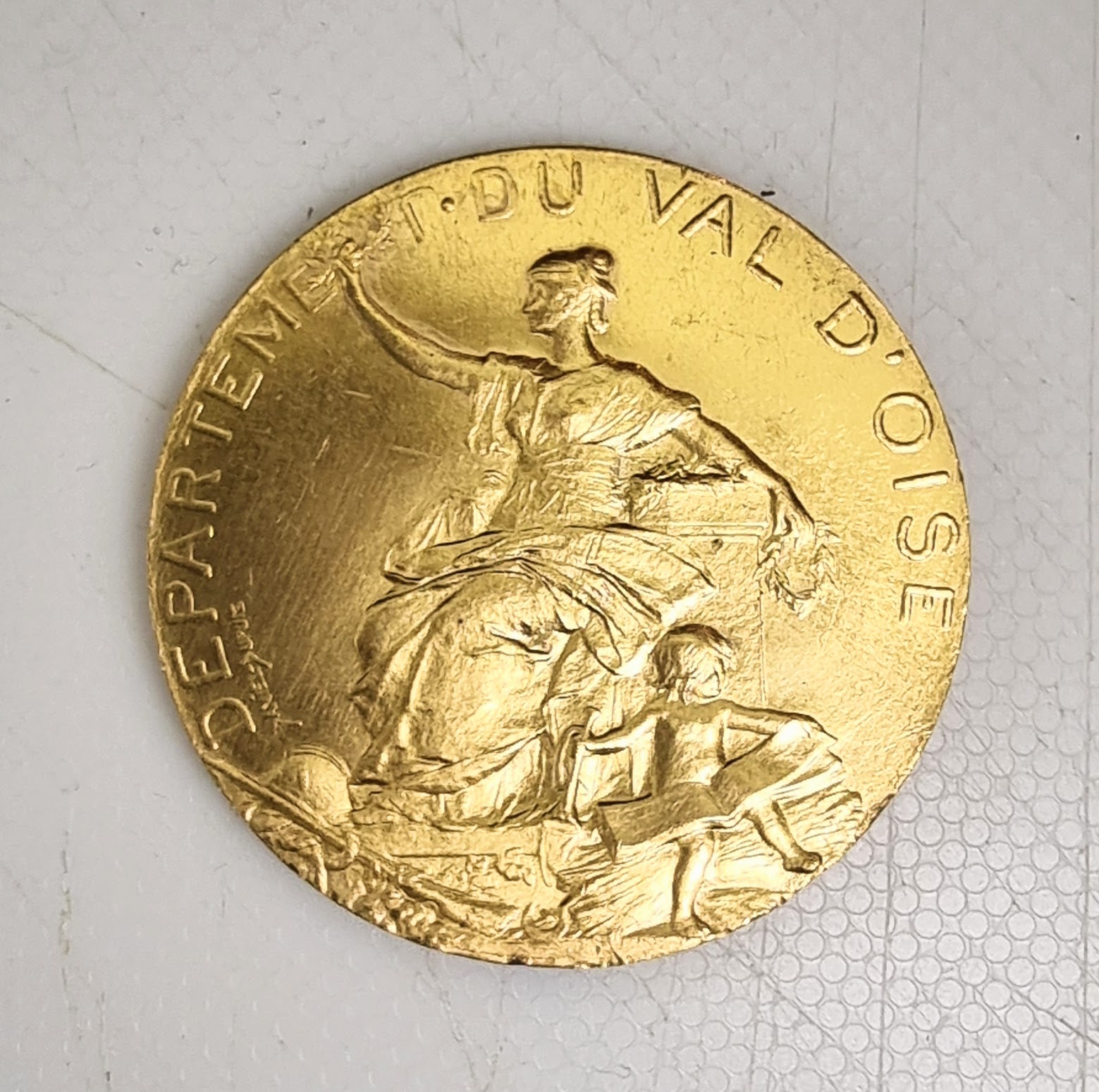 Médaille Du Conseil Général Du VAL D’OISE Sapeurs Pompiers SPL+ EBM90149