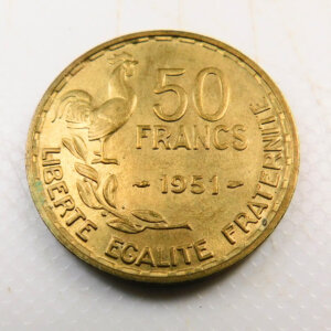Pièce de 50 Francs Guiraud 1951 SPL EB91618