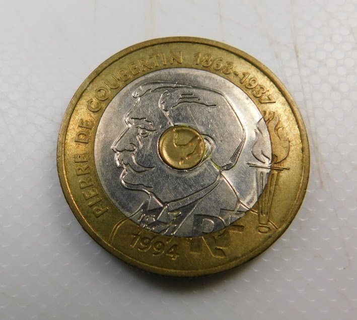 20 Francs Pierre de Coubertin 1994 SUP EB91621 – Image 2