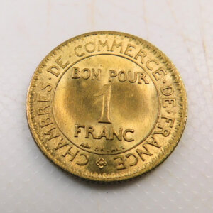 Pièce de 1 Franc Chambre de commerce 1921 SPL+ EB91624