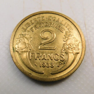 Pièce de 2 Francs Morlon 1938 SPL+ EB91625