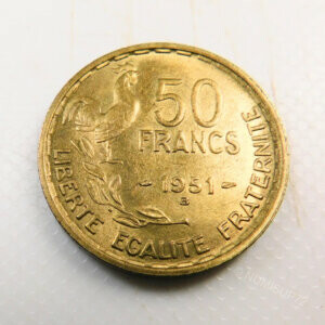 Pièce de 50 Francs Guiraud 1951B SPL EB91628