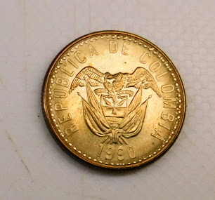 20 Pesos Colombie 1990 FDC EB91631
