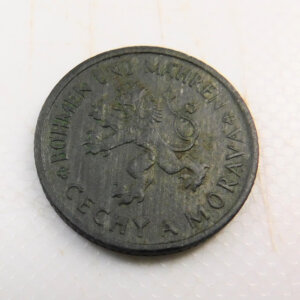 Pièce de 1 Koruna Bohéme République Tchèque 1944 EB91644
