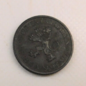Pièce de 1 Koruna Bohéme République Tchèque 1943 EB91645
