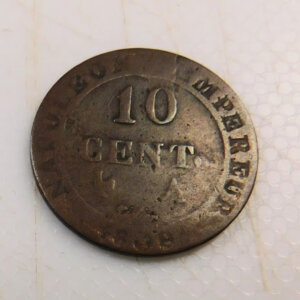 Pièce de 10 Centimes Napoléon 1er 1809A TB EB91647