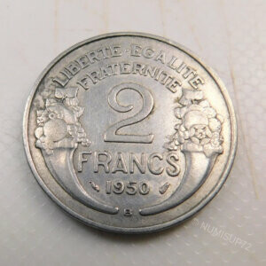 Pièce de 2 Francs Morlon 1950B SPL EB91649