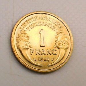 Pièce de 1 Franc Morlon 1941 FDC EB91651