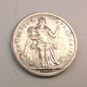 Pièce de 2 Francs Nouvelle Calédonie 1987 SPL EB91210