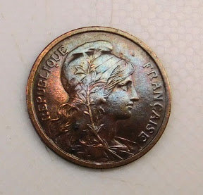 2 Centimes Daniel Dupuis1919 SUP+ EB91656 – Image 2