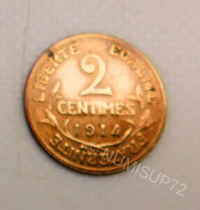 2 Centimes Daniel Dupuis1914 SUP+ EB91660