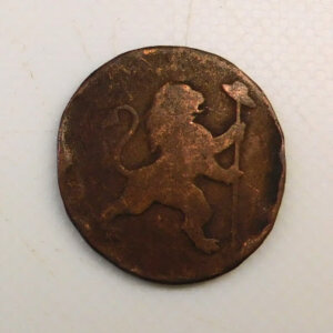 Pièce de 2 Liards Etats Belgiques Unis1790 EB91665