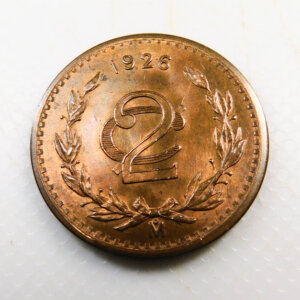 Pièce de 2 Centavos 1926 SUP Mexique EB91678
