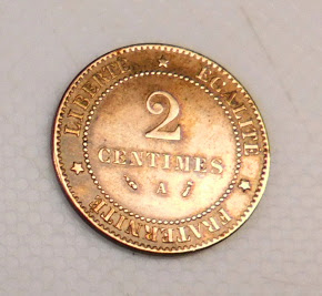 2 Centimes Cérès 1885 A SPL EB91691 – Image 2